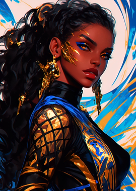 Sexy Africa Beauty Model