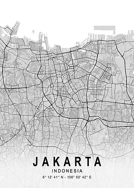 Jakarta Light Map