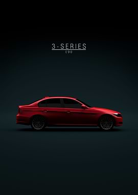 BMW 3 Series E90 2011 Red