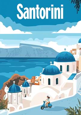 Travel to santorini