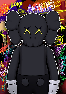 kaws pop art