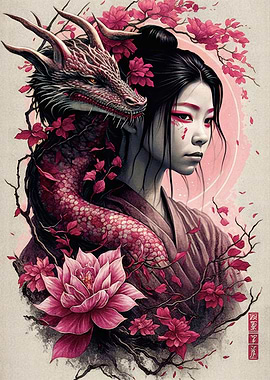 Geisha dragon
