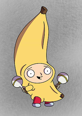 Stewie in Banana Suit