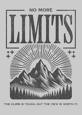 No Limits Mountain Art