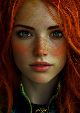 Pretty Beauty Redhead Sexy