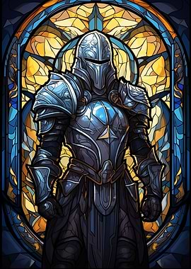 Paladin Stained Glass