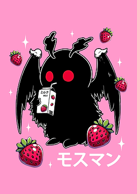 Mothman Strawberry Milk