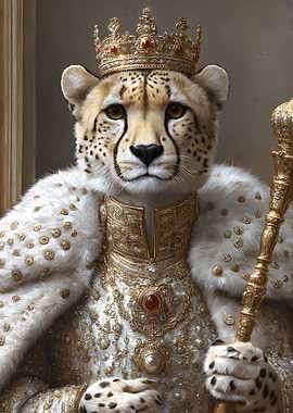 Elegant Cheetah King