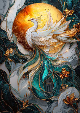 Kintsugi Graceful Phoenix