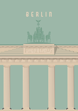 Berlin Travel Illustration
