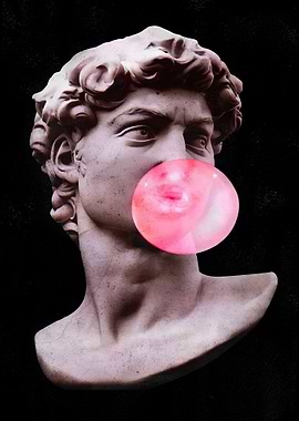 David Chewing Gum Popart
