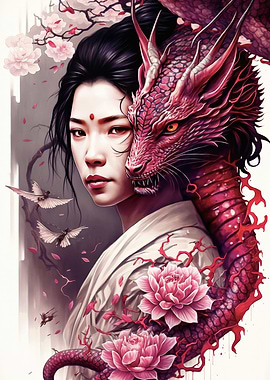 Geisha dragon