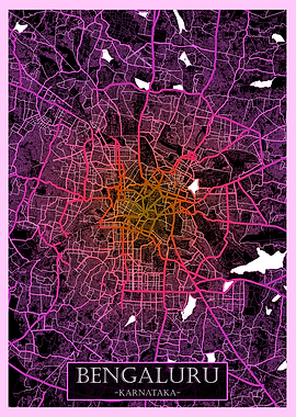 Bengaluru Karnataka Map