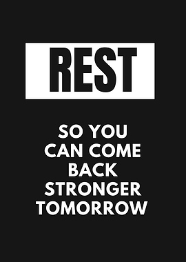 REST GYM MOTIVATION