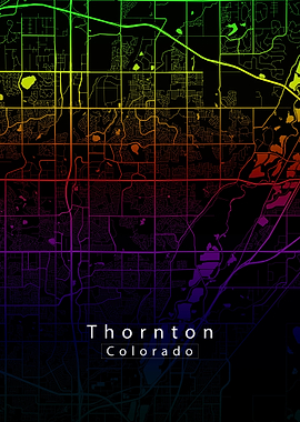 Thornton Colorado City Map
