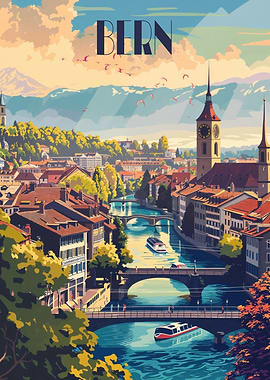 Serene Bern Cityscape
