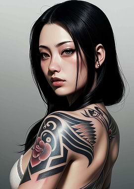 girl tatto fantasy