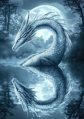 Magical Silver Dragon