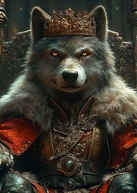 Wolf Monarch of the Wild