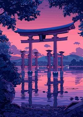 Japan Lofi Pink Retro