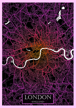 London England Road Map