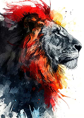 Lion Painting