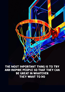 Basketball Quotes Pop Art