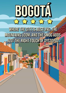 Funny Bogota Review Art