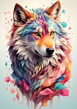 Vintage Wolf Illustration