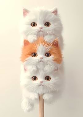 Cute Kitten Stack