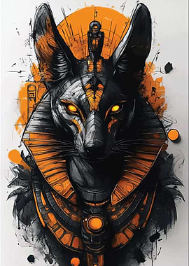 ANUBIS MYTHOLOGY POSTER