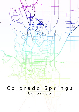 Colorado Springs City Map