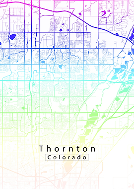 Thornton Colorado City Map