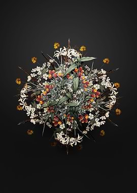 Vintage Tagblume Wreath