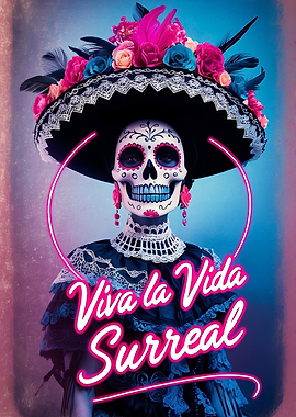 Colorful Catrina Decor