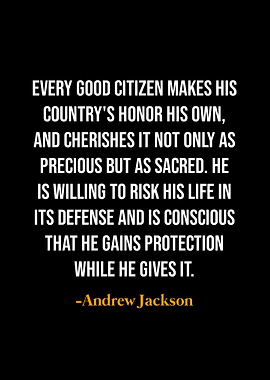 Andrew Jackson quotes