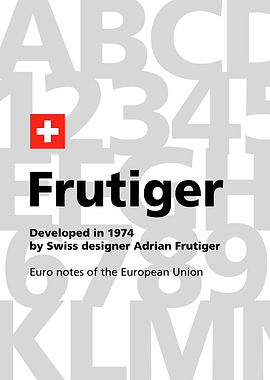 Frutiger font 1974