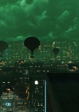 Flying Above The City