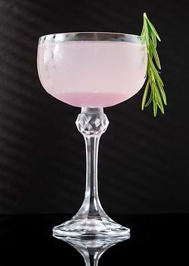 Purple Sunset Cocktail