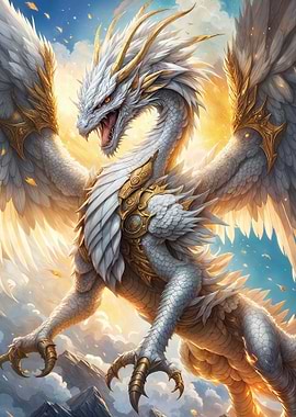 Angelic dragon