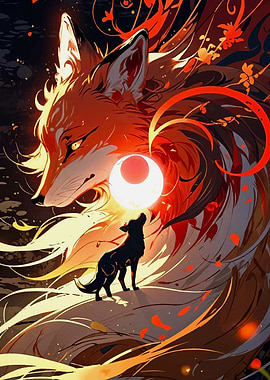 Kitsune Japanese Fox