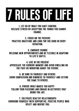 7 rules of life