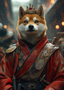 Shiba Inu Samurai King