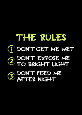 My three Rules
