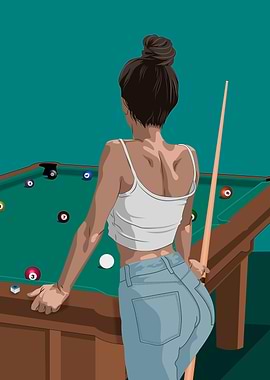 snooker girl