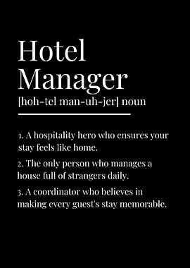 Funny Hotel Manger