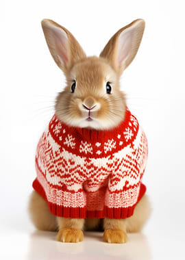 xmas rabbit
