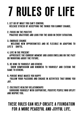 7 rules of life