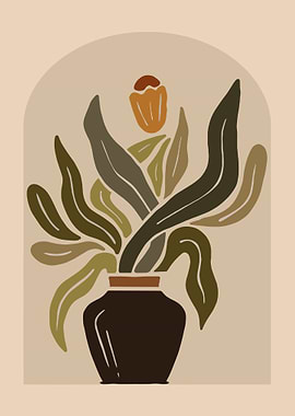 Terracotta Vintage Floral