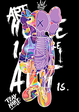 pop art kaws